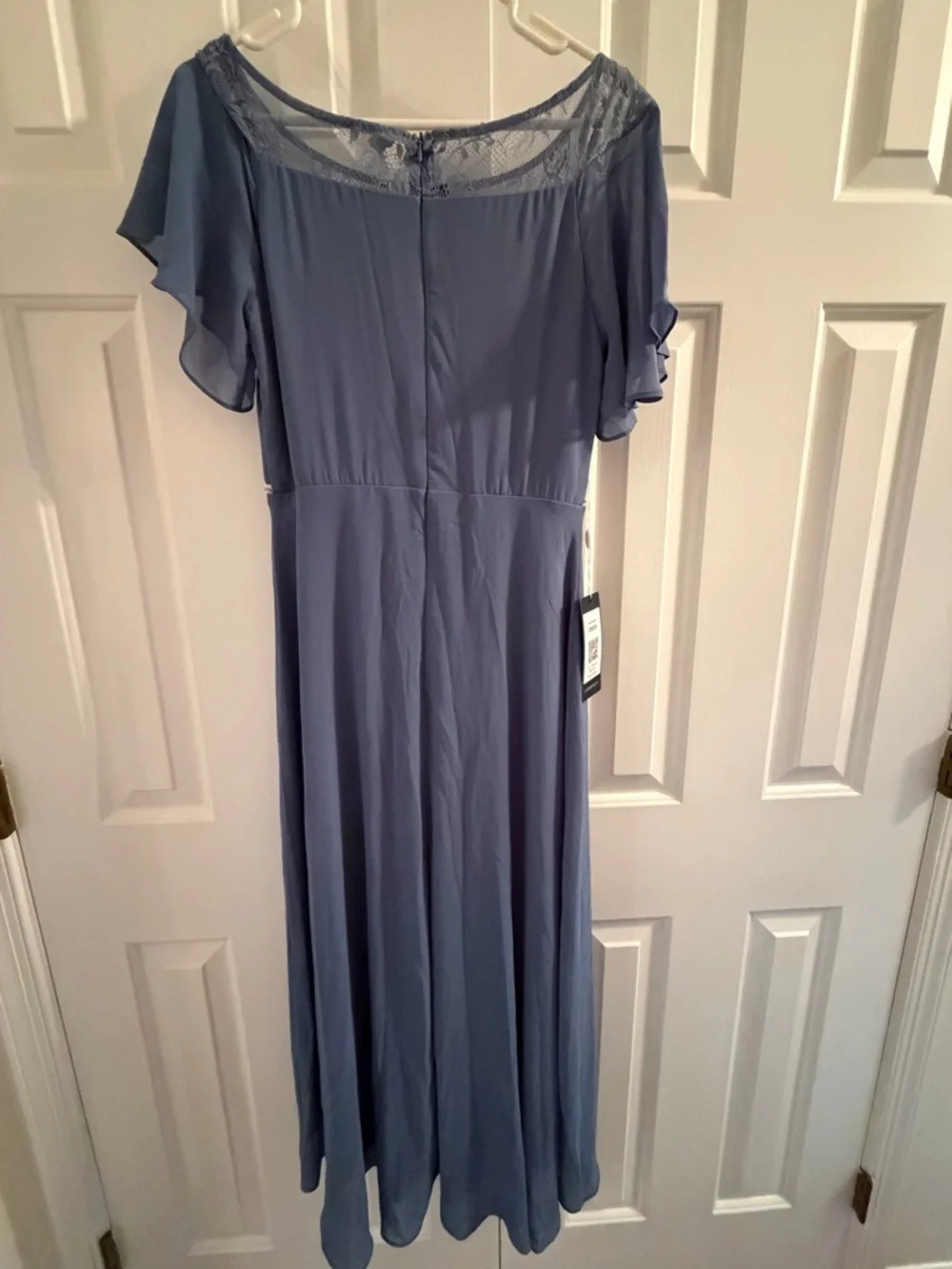 Ever Pretty Dusty Blue Dress, Size Large - Picture 2 of 7
